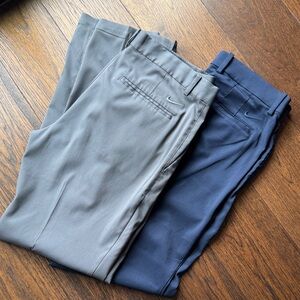 2Pr Nike Men's Dual-Tone Dress Pants in Gray and Navy